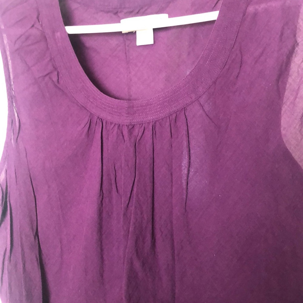 Lightweight plum colored tank - Picture 2 of 3